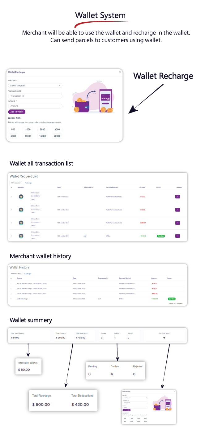 CourierSquad - SaaS Multi-Tenancy Courier and Logistics Management - Merchant, Delivery App - Feature showcase 8