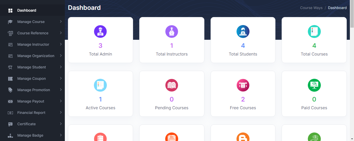 CourseWays - Learning Management System