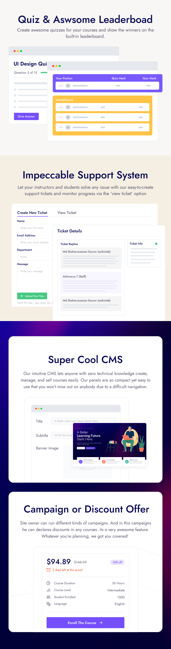 CourseWays - Management System Desc
