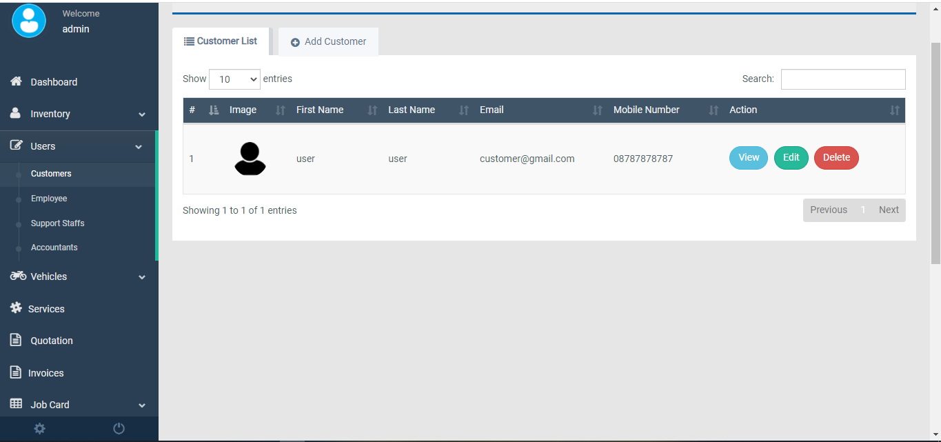 Garagify - Garage Management System