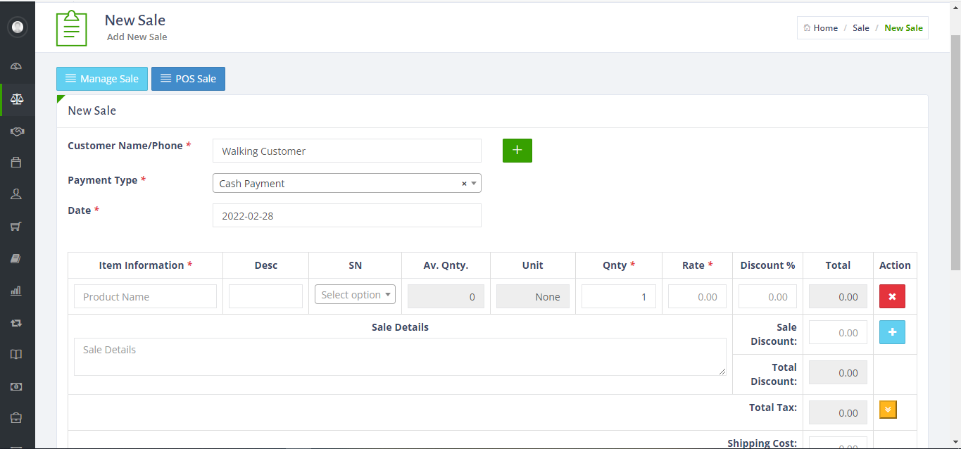 Juvola ERP - Mobile View