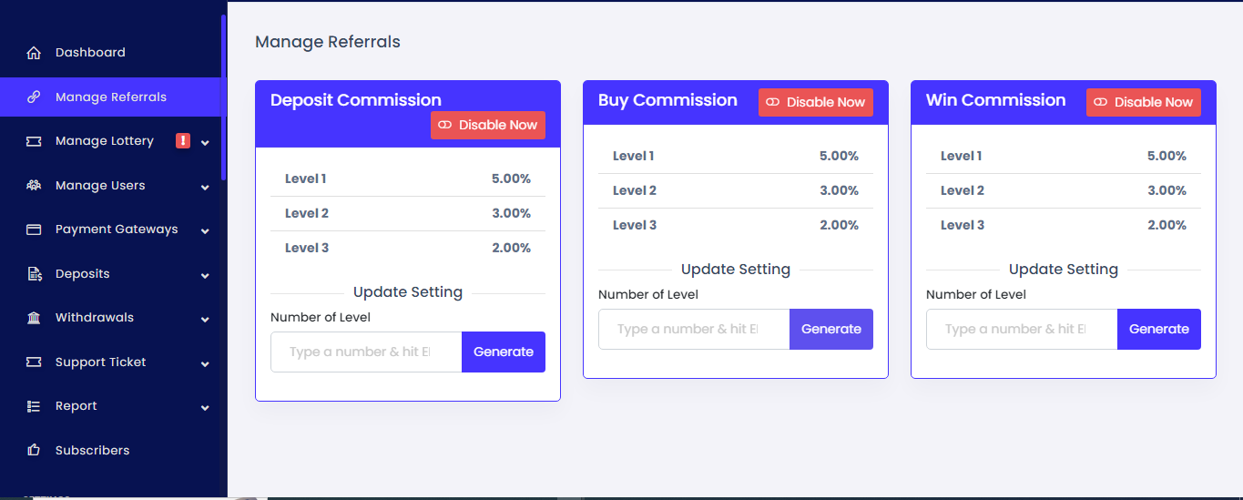 Lottery Whale - Live Lottery Betting Application - Feature showcase 4