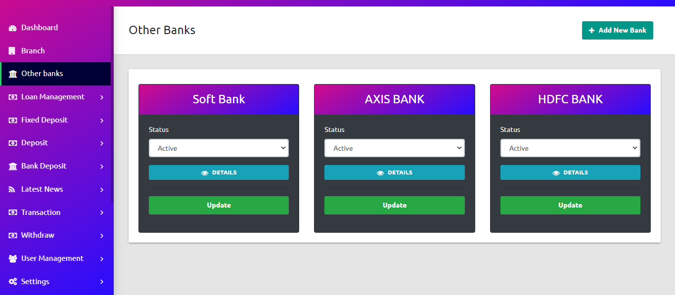 Bankovia - Online Banking With DPS & Loan - Feature showcase 46