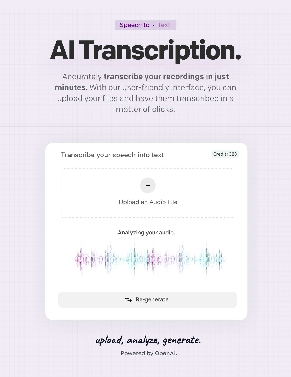 WriteTalent - Video Generator Desc
