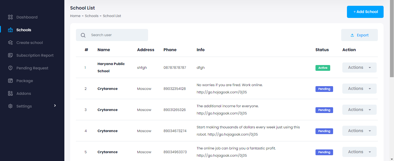 Saasko Mobile Apps