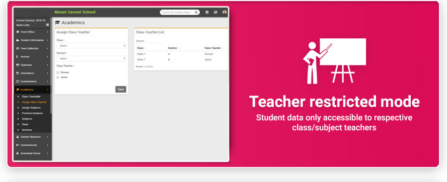 SchoolFare - Best School Management System with Android app - Feature showcase 10