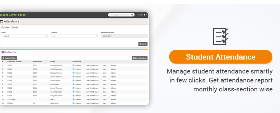 SchoolFare - Best School Management System with Android app - Feature showcase 41