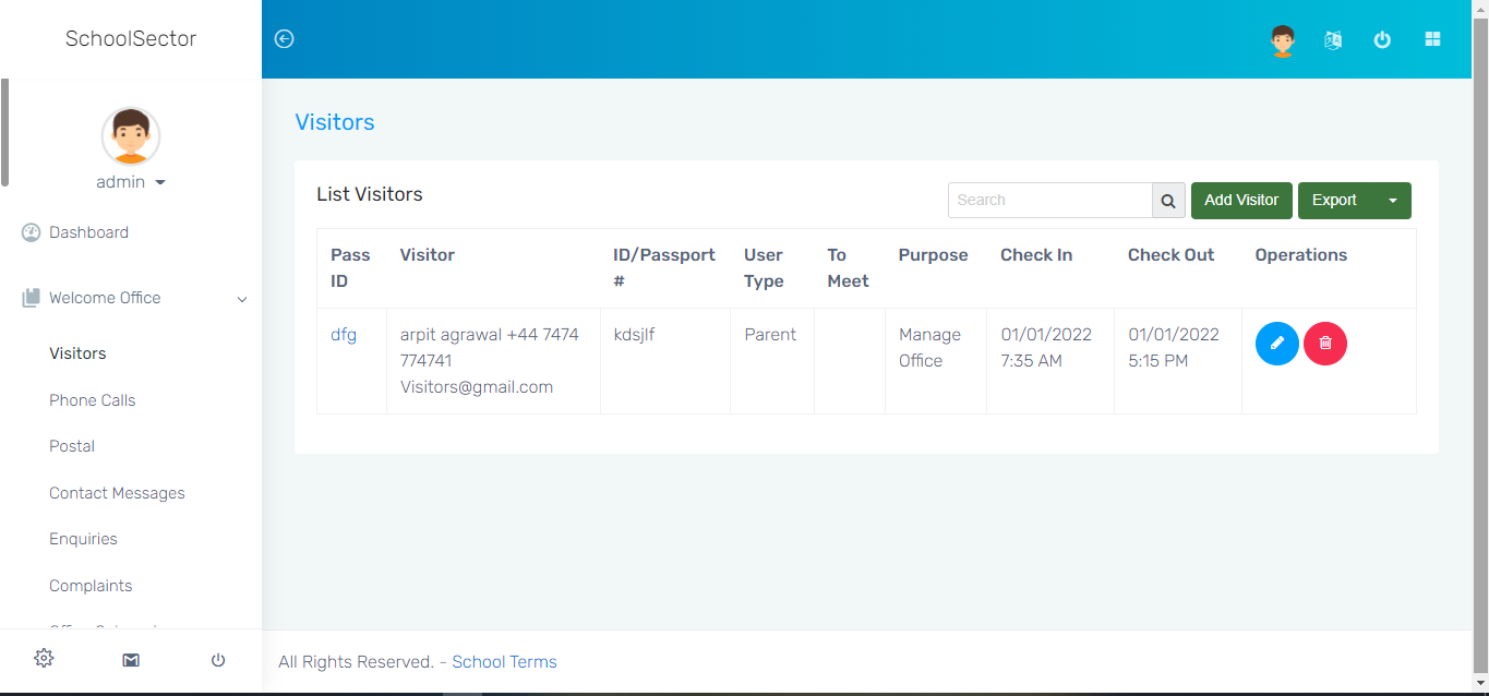 SchoolSector - School Management System - Feature showcase 6