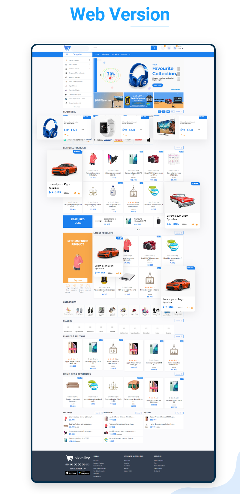 Terra Shoppe - Admin Panel Desc