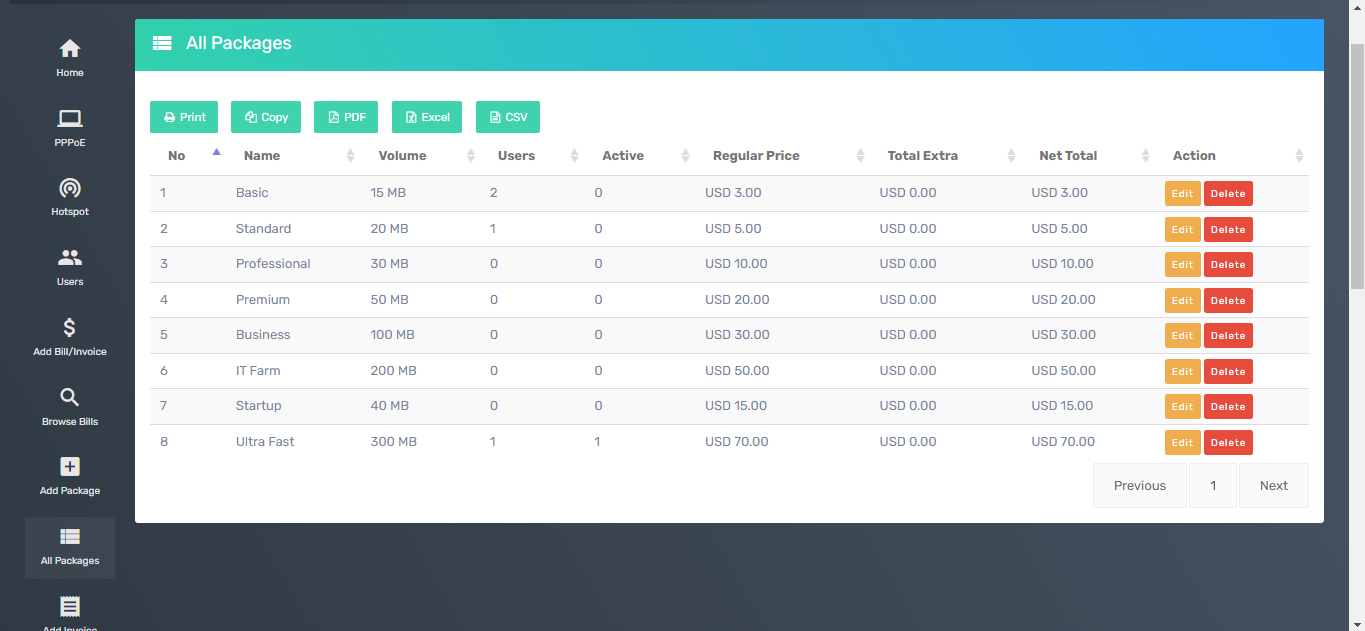 Billing System