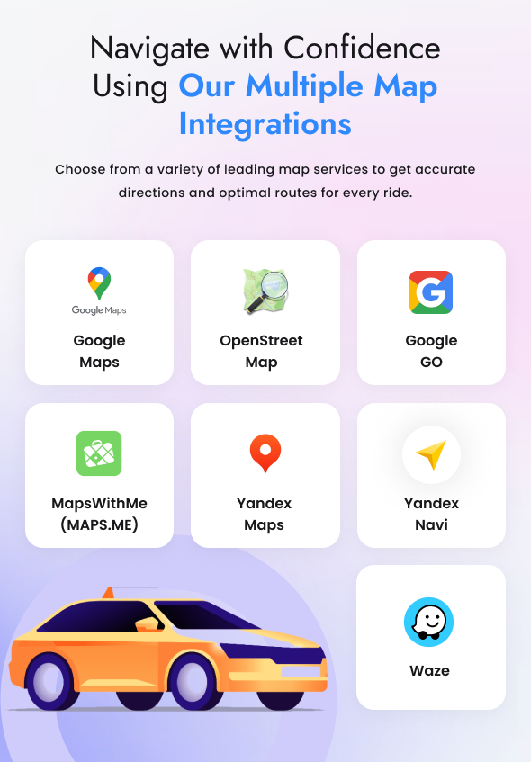 WorkCab - Complete Taxi App | Taxi Booking Solution - Feature showcase 4