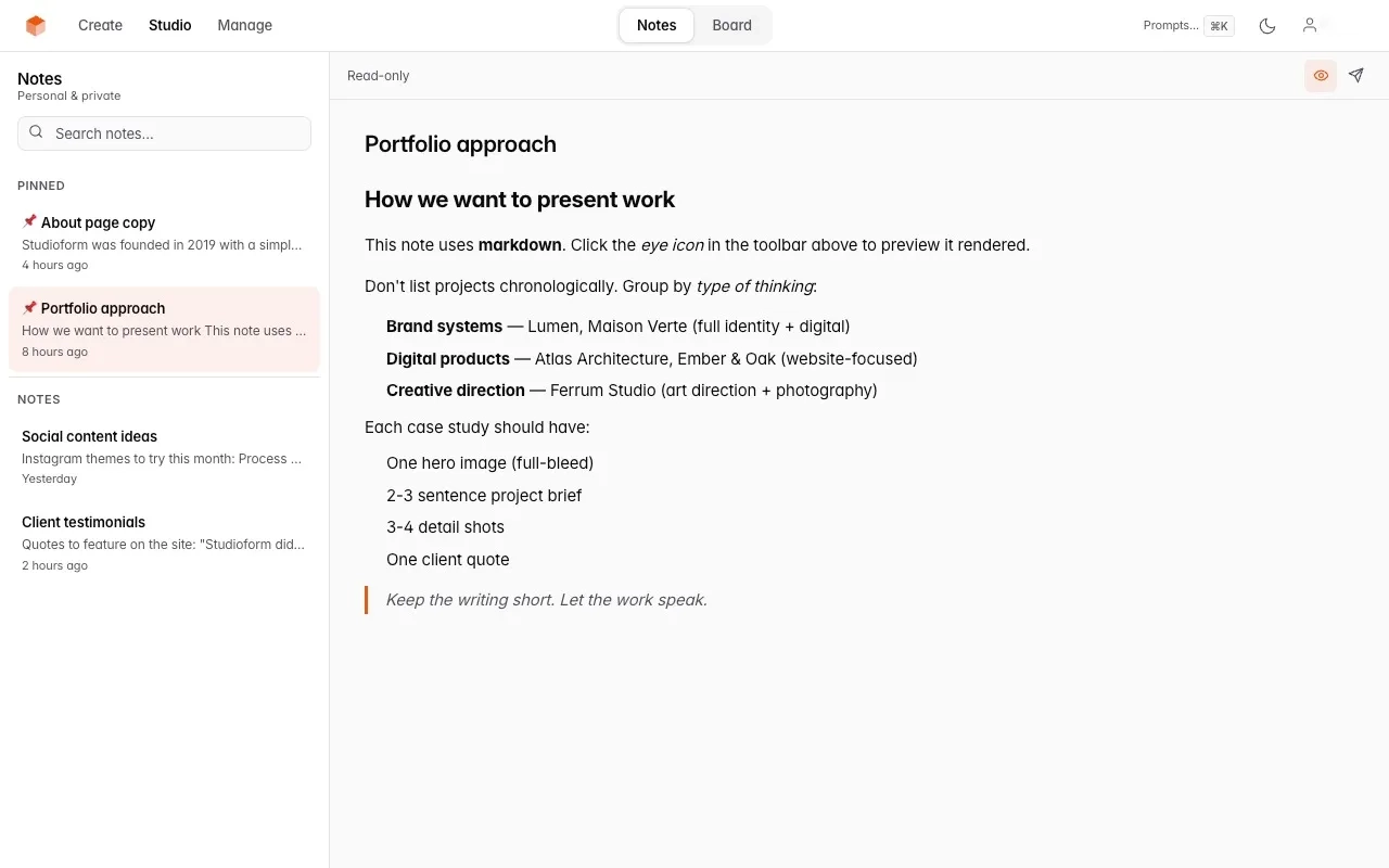 Team collaboration features