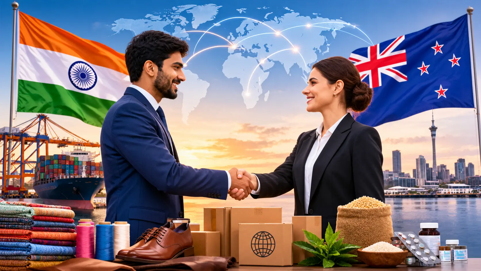 India-New Zealand Free Trade Agreement Takes Effect, Creating New Export Opportunities
