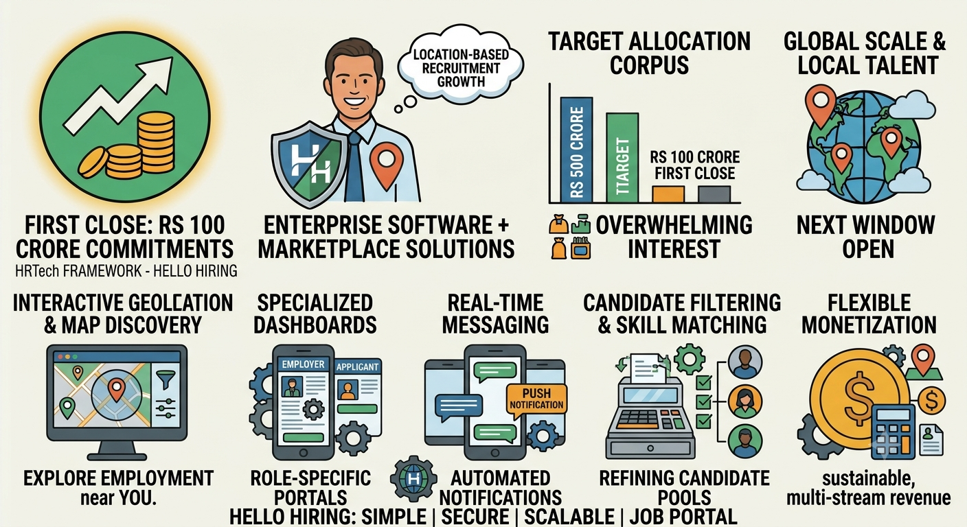 Heloix achieves major milestone with Rs 100 Cr tech deployment for Hello Hiring geolocation job portal