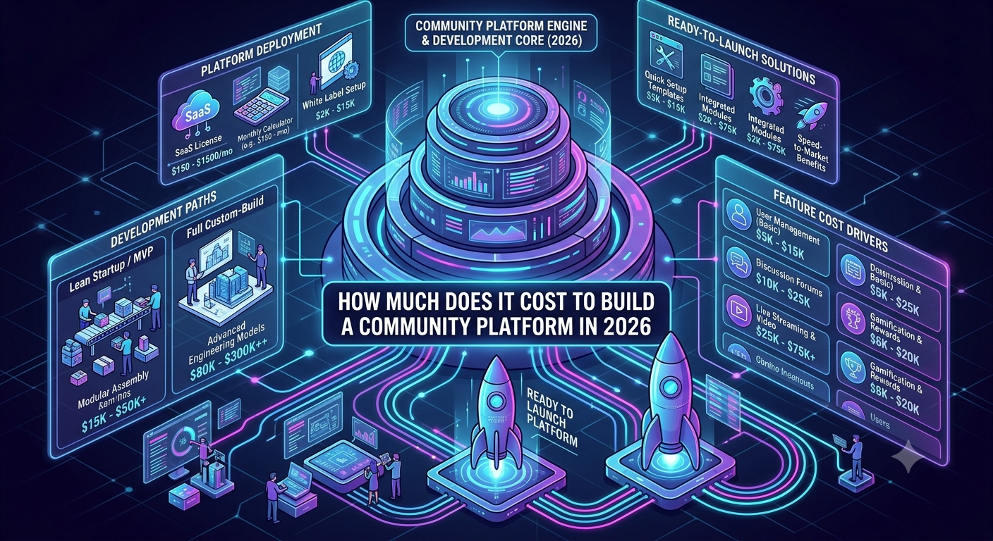 How Much Does It Cost to Build a Community Platform in 2026